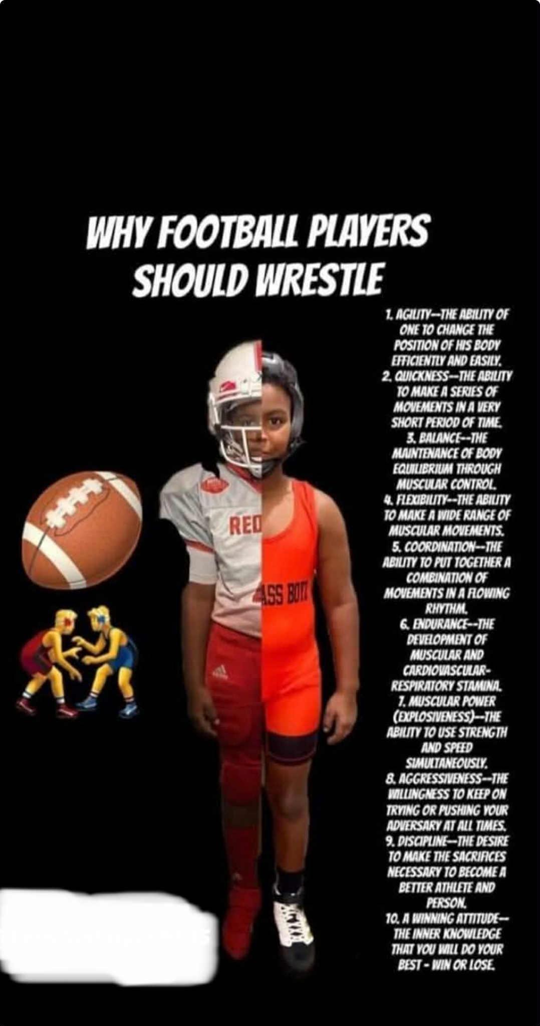 Football players…